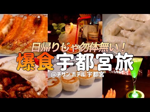 【爆食一人旅】餃子だけじゃないぞ！宇都宮！でもやっぱり餃子を食べまくった２日間！【チサン ホテル 宇都宮】