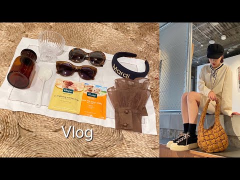 vlog, 夏支度🕶私の眉毛オーダー👂🏻親友と浅草でゆっくりして、、、🧳