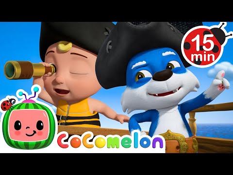 Row Row Row Your Boat 🚣 | CoComelon Animal Time | Animals for Kids