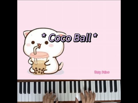 Coco Ball ~Easy #piano | #jisoo Ringtone🎹可爱韩广告歌 #钢琴