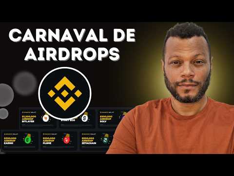 Carnaval de Airdrop Binance Wallet - Mais de 5 milhões de doletas