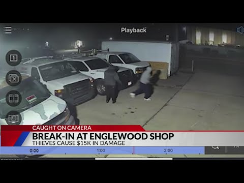 Thieves cause $15K in damage at Englewood business