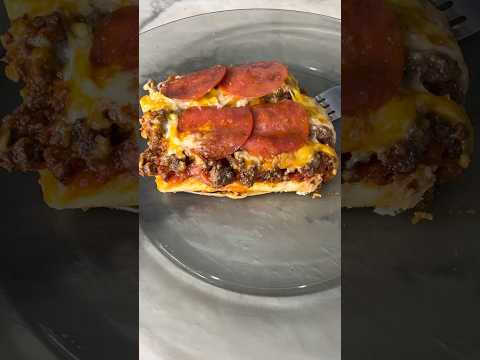 Upside down pizza #food #asmr #dinner #cooking #cookingchannel #cookingvideo