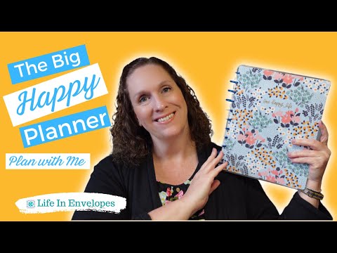 Big Happy Planner / Vertical / Plan With Me / May 2023 / Life In Envelopes Etsy Sticker Shop