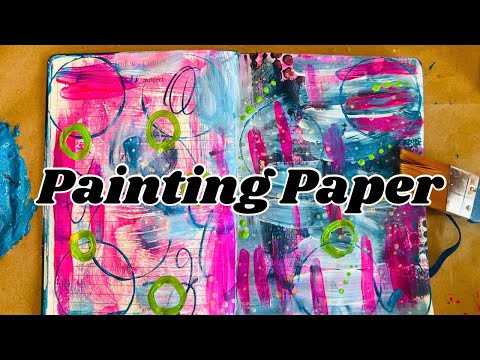 Easy Art Journaling Pages | Art Journaling for Beginners | MIXED Media Journal Ideas |