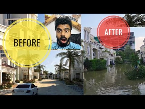 Bengaluru Rain: Luxurious Villas Flooded, Lexus Bentley Range Rover Floating | EPSILON VILLAS YEMLUR