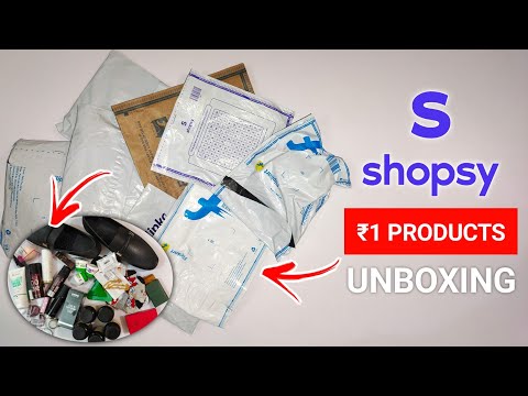 shopsy 1 rs product unboxing || shopsy 1 rupee products today || shopsy 1 rs sale