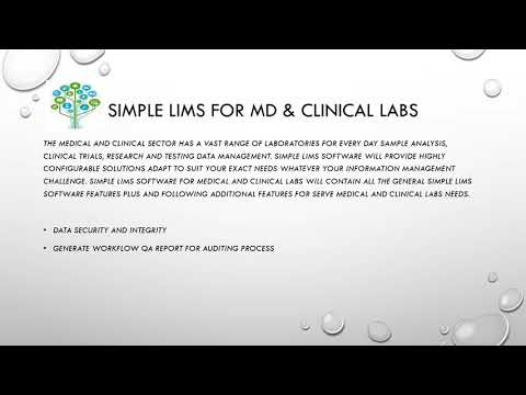 Simple LIMS Software for different Industries