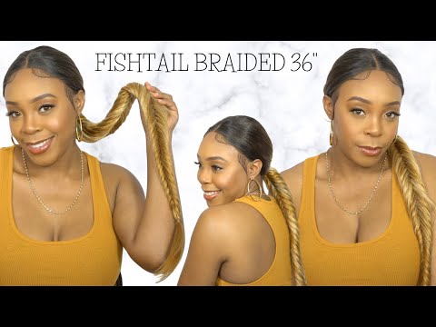 Nutique Illuze Synthetic Hair HD Lace Front Wig - FISHTAIL BRAIDED 36 --/WIGTYPES.COM