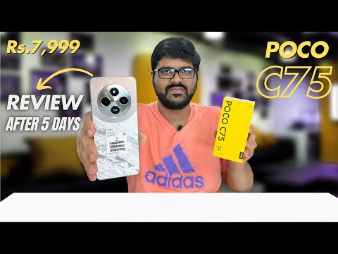 POCO C75 5G Review After 5 Days : Ultimate Budget 5G Phone Under ₹8,000 🤯 ?