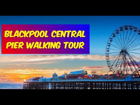 Blackpool Central pier walking tour UK | Beach town #travel #uk #blackpool