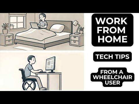 Work-from-home Accessibility Tips | Moonlight App | Remote Work as a Wheelchair User | Online Work