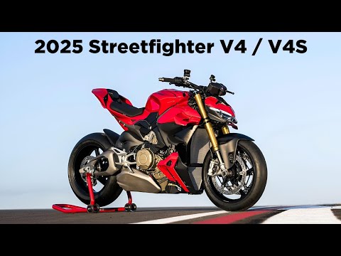 New 2025 Ducati Streetfighter V4 and V4 S officially revealed! First Look and Details