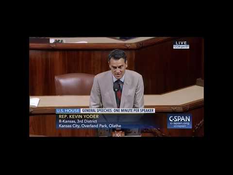 Rep. Yoder Honors Grandma Edna on House Floor