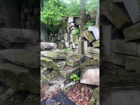 (short teaser video) Exploring the Abandoned U.S.Capitol Stones in the woods.