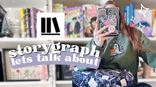 let's talk about storygraph | your reading tracking bestie