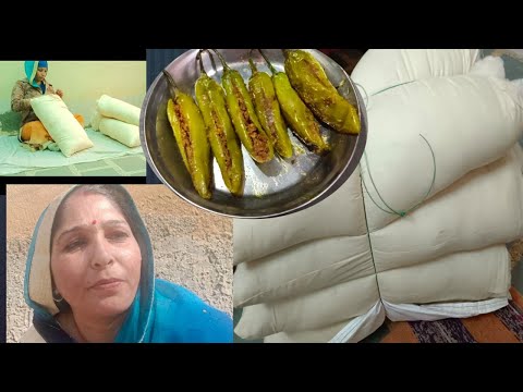 सासू मां का सिखाया हुआ काम ,जो आज अकेले कर रही हूँ। Besan ki Bharwa Mirchi Masala ।