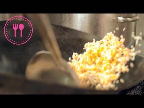 MAKING and TASTING CANTONESE FRIED RICE in Shibuya, JAPAN