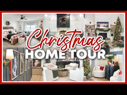 CHRISTMAS HOME TOUR 2024 | COZY CHRISTMAS DECORATING IDEAS