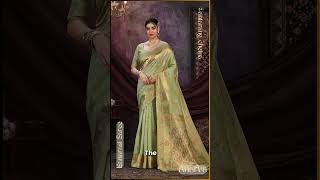 Elegant Pista Green Art Silk Saree |#ZariWork #PartyWear #SareeNotSari #SareeOfTheDay #IndianFashion