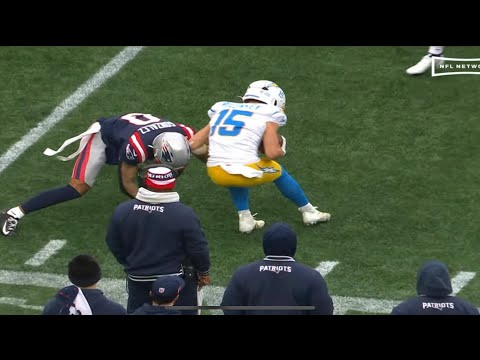 Christian Gonzalez SCARY CONCUSSION 😳🙏 Chargers Vs Patriots 2024