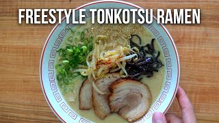 Making Some Tonkotsu Ramen (recipe + method)