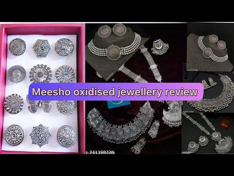 Unboxing Meesho's Oxidized Jewelry Set: Reviewing Quality, Price, and More!"  #meeshohaul #unboxing