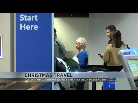 2 million Arizonans expected to hit the road for Christmas travel, almost 260K passengers at Tucson