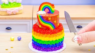 Use 1 Million Coins To Buy Cake🌈 Best Yummy Miniature Rainbow Buttercream Cake In The World