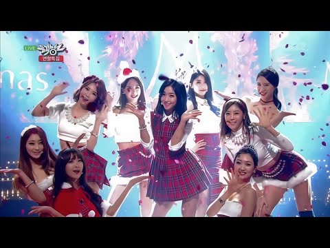 9Muses (나인뮤지스) - Santa Baby | 131220 Christmas Stage [4K]