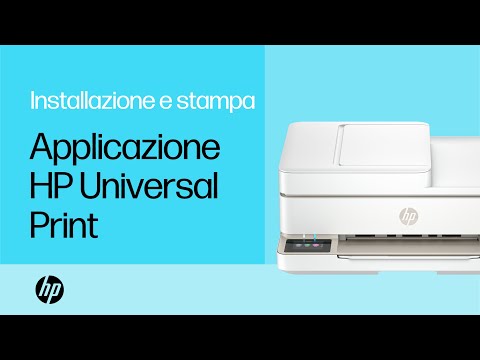 Installazione e stampa con l'applicazione HP Universal Print | Stampanti HP | HP Support