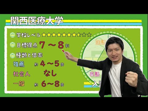 【再アップ】関西医療大学 保健看護学部の傾向と対策【看護受験チャンネル】