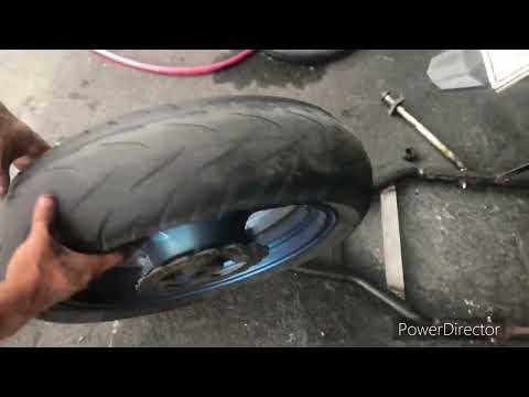 Day in Life of PrincePrettyPancake EP4 - Tire Replacement for Ninja 650 after 30000km