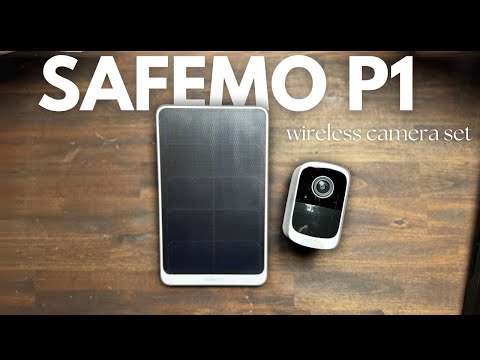 Safemo P1 Wireless Cam Set: All-in-One Solar Security Solution