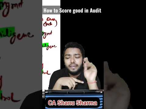 Tips to score in Audit #cafinal #mainaru #doatara