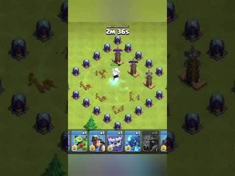 Max Electro titan vs hidden tesla lvl3 #clashofclans #shortsvideo #youtubeshorts #shortvideo #shorts