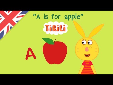 A is for apple | ABC Anlaut Lied auf ENGLISCH | TiRiLi - Kinderlieder zum Mitsingen