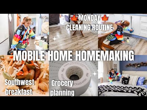 FALL MOBILE HOME HOMEMAKING | KITCHEN RESET WITH ME | CLEANING MOTIVATION | KIMI COPE