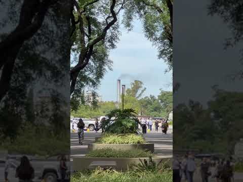 Se ven realmente imponentes las chimeneas del crematorio desde la entrada de la Chacarita #shorts