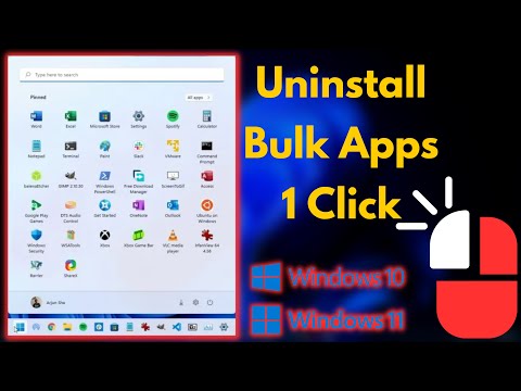 Clear Your Computer by Uninstalling Software in Bulk | Uninstall Programs in Bulk Just 1 Click