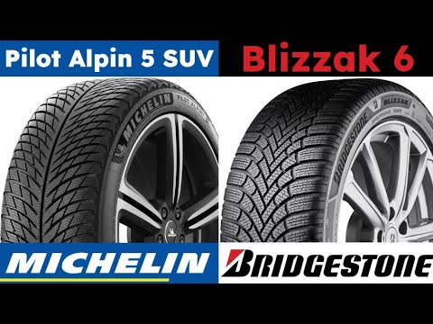 Michelin Pilot Alpin 5 SUV vs Bridgestone Blizzak 6