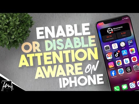 How to enable or disable Attention Aware on iPhone