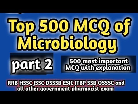 top 500 MCQ of microbiology#rrb pharmacist exam#pharmamcqgovernmentpharmacistexampreparation