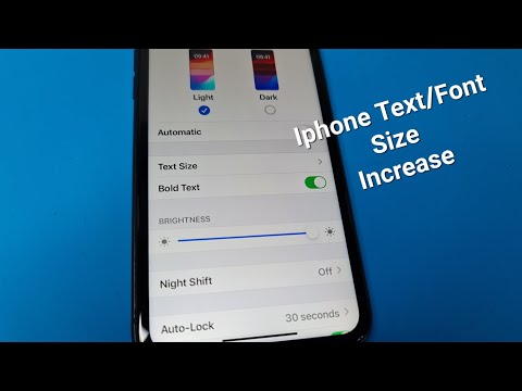 How to Increase Font size /Text Size On Iphone