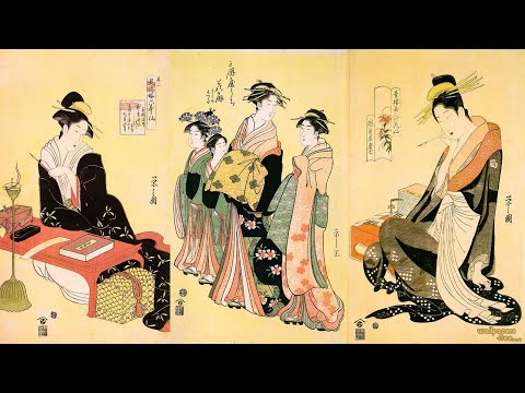 Relaxing Japanese Koto and Shamisen music - Japanese folk music