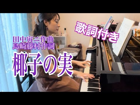 【歌詞付き・日本歌曲】椰子の実/島崎藤村作詞:ピアノ連弾ユニット「ごぼう」