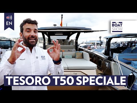 [ENG] TESORO YACHTS T50 ARMANI CASA - Yacht Tour at Cannes Yachting Festival - The Boat Show