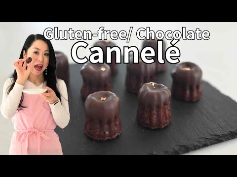 Love in Every Bite: Irresistible Gluten-free Chocolate Cannelés de Bordeaux for Valentine's Day #GF