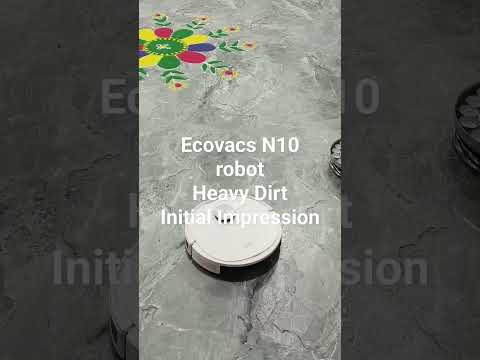 Ecovacs Deebot N10 - Heavy dirt cleaning