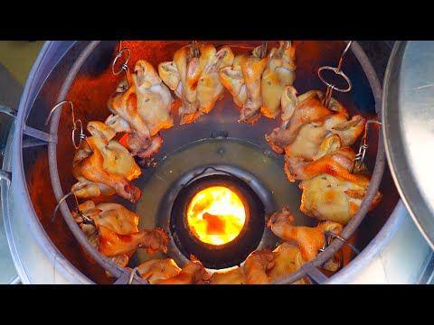 1,000 roast chickens sold today !! Roast chicken tour across Taiwan - Taiwan Street Food